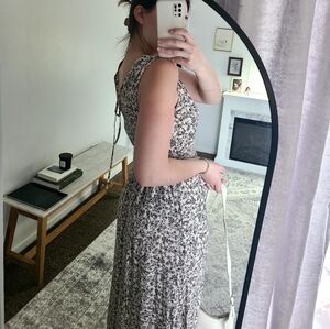 Floral Print Sleeveless Dress